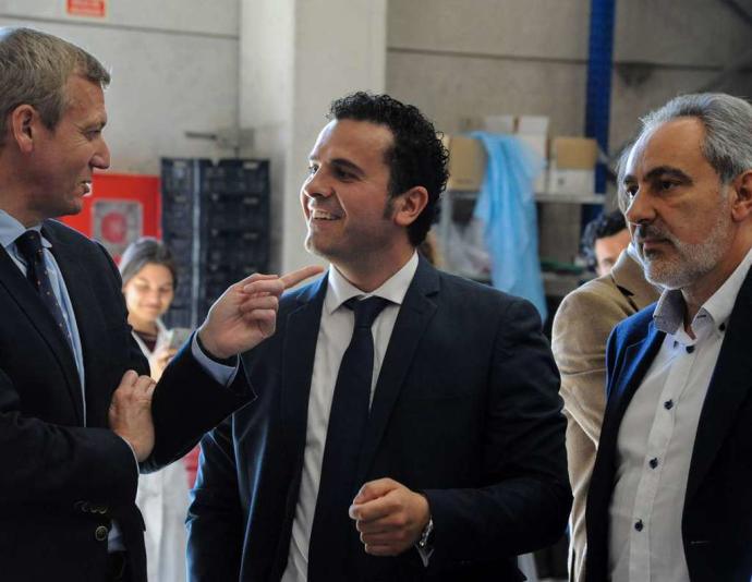 Visita de Alfonso Rueda, vicepresidente de la Xunta, a nuestras instalaciones